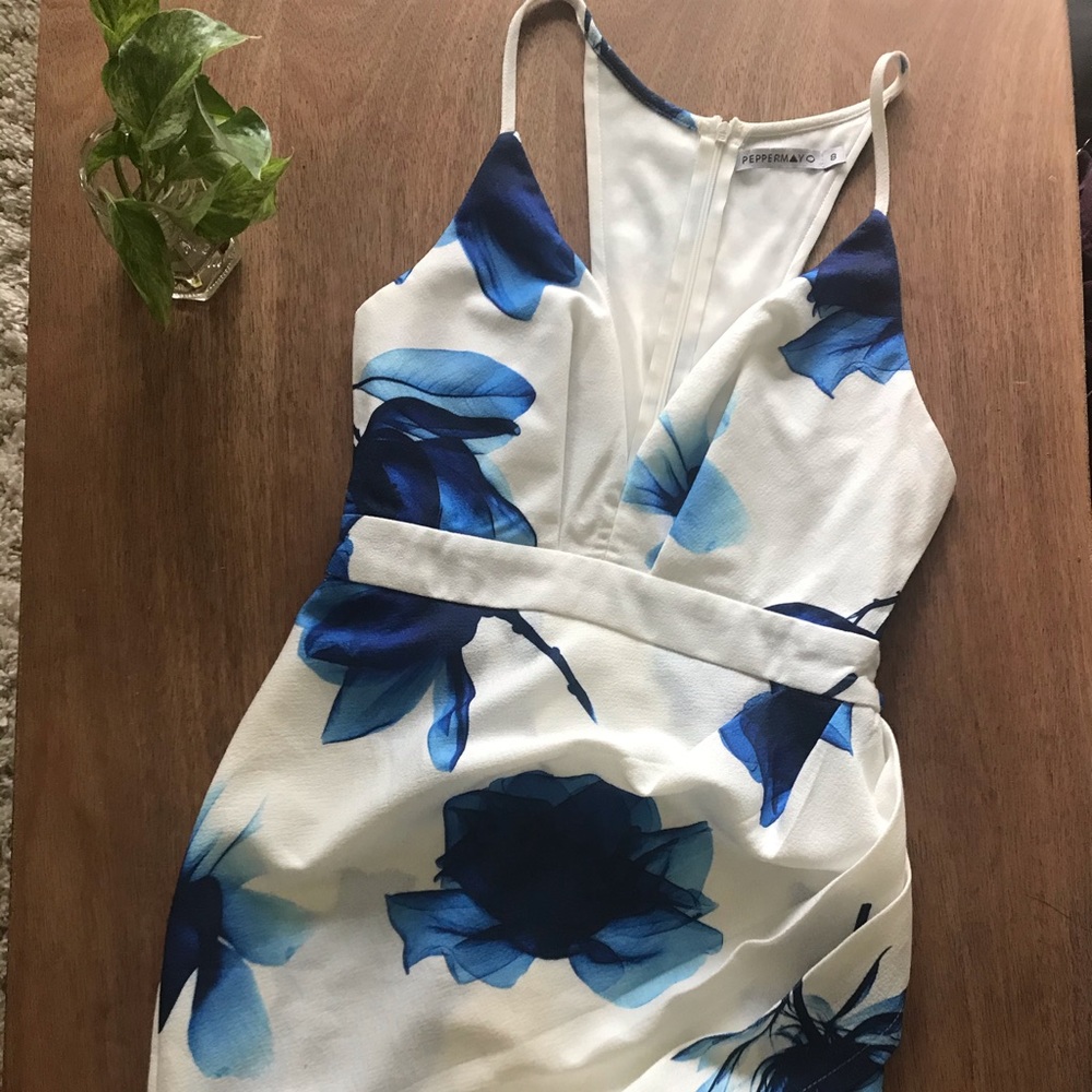 Flowery cocktail dress